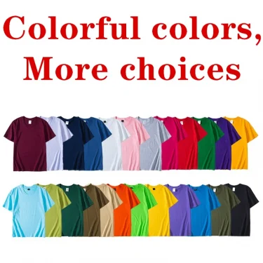 2021 Summer T-Shirts Men top Cotton Short Tees Plain Solid Male Female Basic Tshirts O-Neck Slim Fit Tee shirt Young Boy eGirl 2