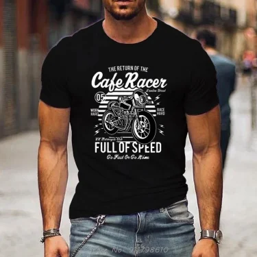 Summer T-Shirt With Motorcycle Speed Racing Tees Short Sleeve Casual T Shirt Your Best Bet Unisex O-Neck Tshirt Men's Clothing 1