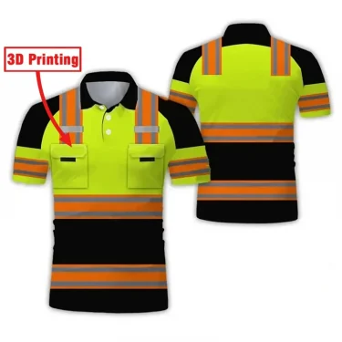 Fake Project Work Uniforms Excavator 3D Print Cosplay Oversized Men's Polo Shirt Short Sleeve Top Tee Breathable Uniform Clothes 3