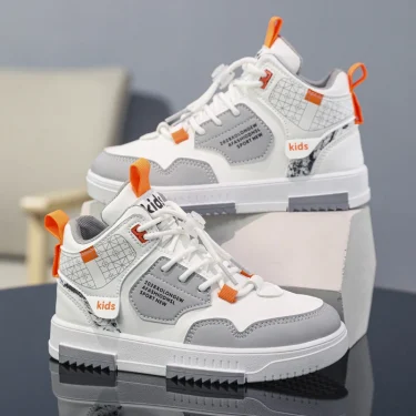 Children Sneaker Boys Girls Shoes Brand Flat Autumn White Kids Sports Shoes 6 To 12 Years School Tennis Casual Sneaker for Girl 3