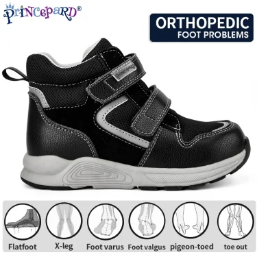 Kids Orthopedic Shoes Girls Boys Corrective Sneakers with Arch Support Princepard Autumn Children Medical Casual Footwear 1