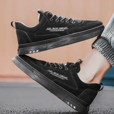 Men's Casual Leather Shoes 2024Hot Sale Brand Sneakers Outdoor Jogging Walking Shoes for Men Comfortable Lace Up Vulcanize Shoes 5