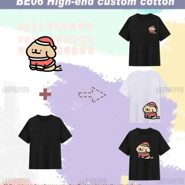 Fashion Custom 100%cotton Customized Printed Short-sleev T Shirt Men Women Tops Tees DIY Your Like Photo or Logo Cotton T-shirt 5