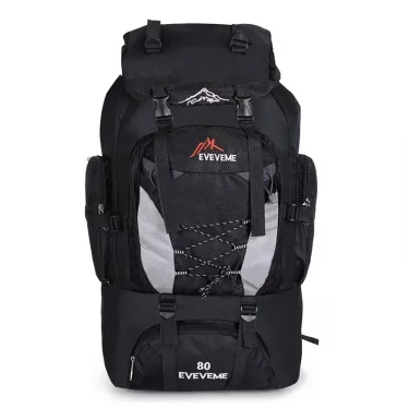 2025 Backpacks 80L Camping Hiking Backpack Bag Outdoor Sports Bags Travel Waterproof Shoulder Men Climbing Fishing Rucksack 2