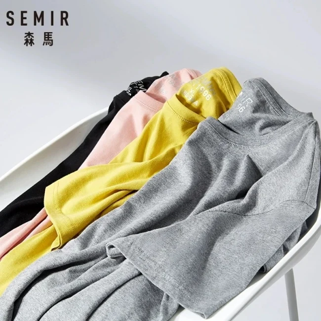 SEMIR T Shirt Men Fashion Casual Cotton T-shirts Men White Tee Shirts Short Sleeve Streetwear Summer Tops For Male 4