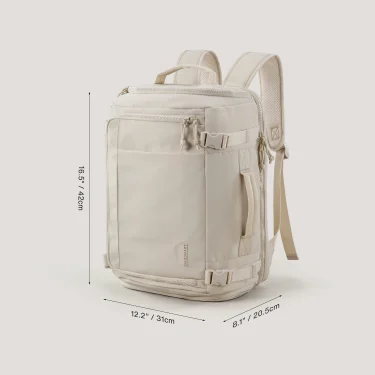 BAGSMART Travel Backpack for Women Weekender Hiking Laptop Backpack with Shoes Bag Large Waterproof Men's Backpack 2