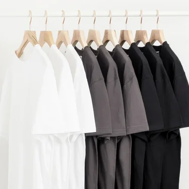 Oversize 240g Pure Color Heavy Cotton Man T Shirts Loose Drop Shoulder Short Sleeve Men T-Shirt Fashion Brand Men's Undershirt 1