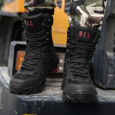 Men Tactical Boots Autumn Special Forces Field Man Boot Lightweight Outdoor Non-Slip Men Shoes Zapatillas Hombre 4