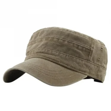 Fashion Outdoor Sun Protect Hat Men Unisex Casual Cotton Soldier Denim Hat Hats For Women Visor Solid Flat Cap 2