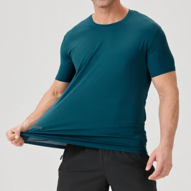 89% Nylon Quick Dry Sport T Shirt Men'S 2025 Short Sleeves Summer Casual OverSize 6XL 7XL 8XL Top Tees GYM Tshirt Clothes 1
