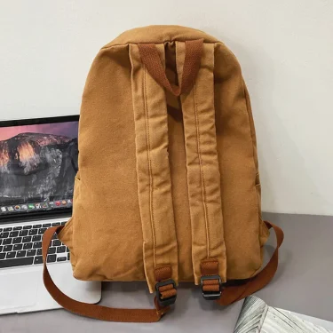 New Cool Girl Boy Canvas Green Laptop Student Bag Trendy Women Men College Bag Female Backpack Male Lady Travel Backpack Fashion 5