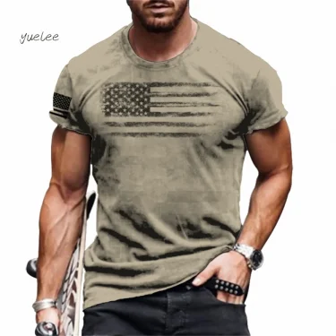 Fashion Design Men's T-Shirt Simple Printed Short Sleeve T-Shirt Oversized Sports Round Neck Tops Summer Men's Casual Clothing 4