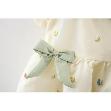 Summer Baby Girl Dress Elegant Princess Dress Lace Ruffle Sleeve Children Girl Dress Sweet Cute Doll Collar Kid Clothes A1229 4