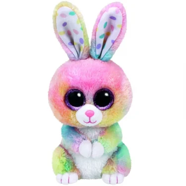 Hot Sell Ty Big Eyes Cute Dolls Girl Heart Soft Stuffed Plush Toys Colored Flower Rabbit Christmas Dolls Girls Plush Gifts 15cm 1