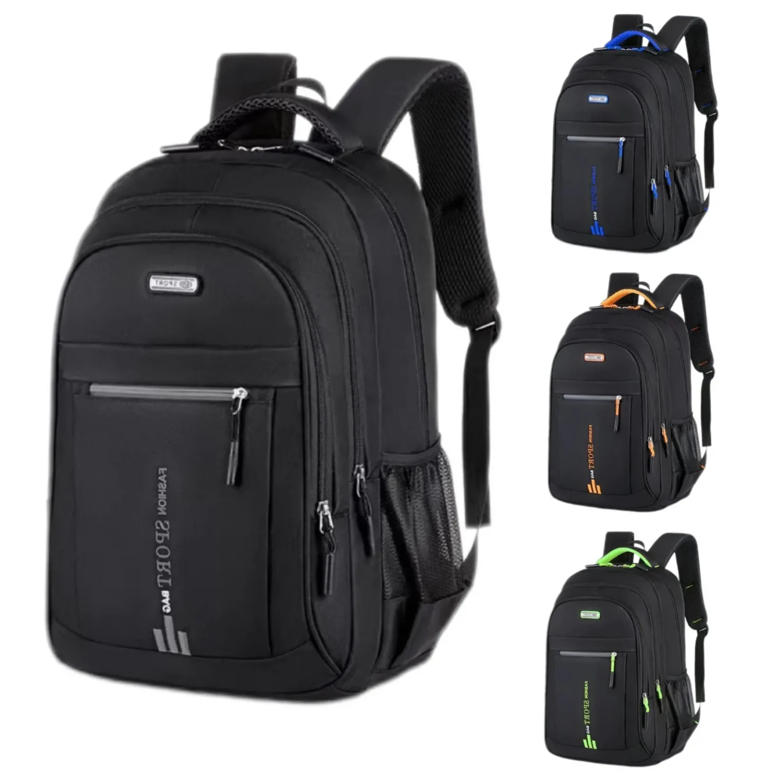 Men's Backpacks Oxford Waterproof Rucksack Business Computer Bag Casual Travel Backpack Senior High School Student Schoolbag 1