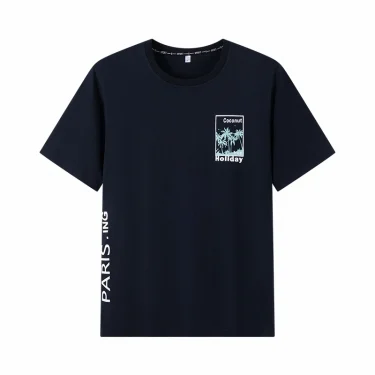 Men T Shirt Printed Popular Tees Big Size 110-175kg 6XL/7XL Plus Size Fashion Cotton Round Neck Short Sleeve Oversized Tops 6
