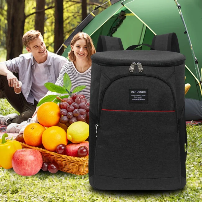 DENUONISS Large Capacity Men Backpack For Picnic Waterproof Food Backpack With Bottle Opener Thermal Backpack Cooler bag 6
