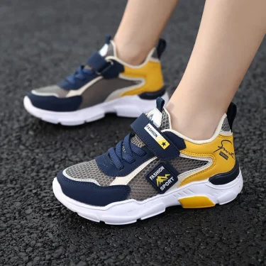 Children Casual Shoes Boys Light Student Summer 5 8 9 10 12 13 Years Old Sport Mesh Footwear Kids Fashion Chunky Sneakers Tenis 3