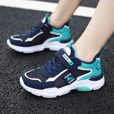 Children Casual Shoes Boys Light Student Summer 5 8 9 10 12 13 Years Old Sport Mesh Footwear Kids Fashion Chunky Sneakers Tenis 4