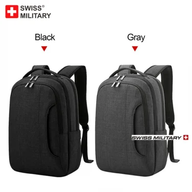 SWISS 15 inches Laptop Backpack Waterproof USB Charge Port School Mochilas Multifunctional Rucksack Mochila Hiking Travel Bag 3