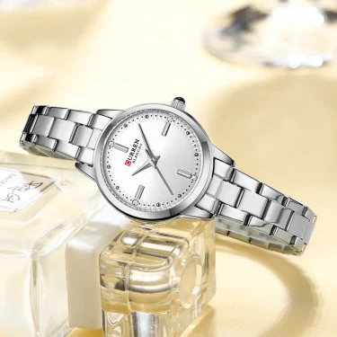 CURREN Original Quartz Watch for Women Fashion Elegant Ladies Watches Stainless Steel Waterproof Women's Wristwatch 4