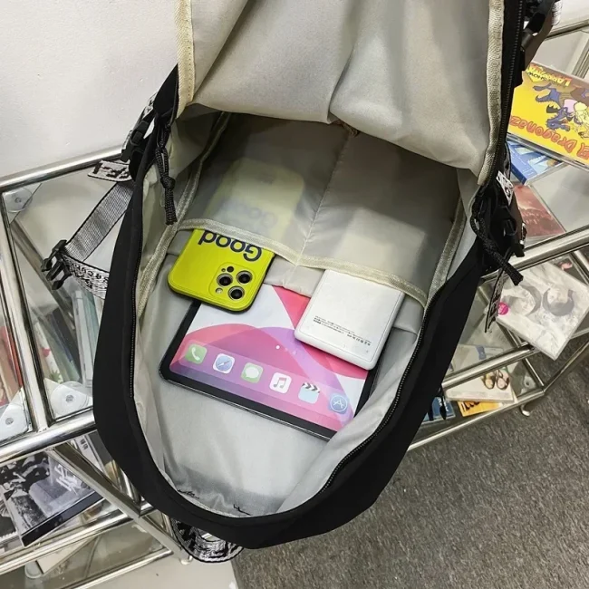 2025 Fashion Schoolbag Female Student Backpack Large Capacity Fashion Boy Backpack Computer Bag Femal School Backpack Travel Bag 4