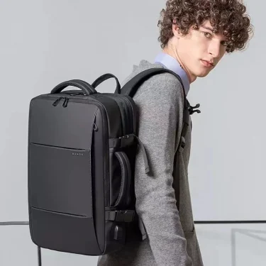 BANGE Travel Backpack Men Business Backpack School Expandable USB Bag Large Capacity 17.3 Laptop Waterproof Fashion Backpack 6
