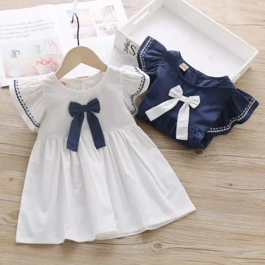 Baby Girls Dresses Summer Sleeveless Birthday Party Princess Dress Kids Sundress Dresses for 12M to 5Y Toddler Clothes 3