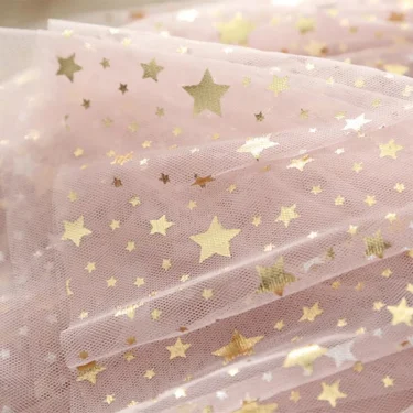 Baby Girl Cute Unicorn Dresses Summer Knitted Girls Dress Christmas Party Star Mesh Princess Dress Children Clothing 6