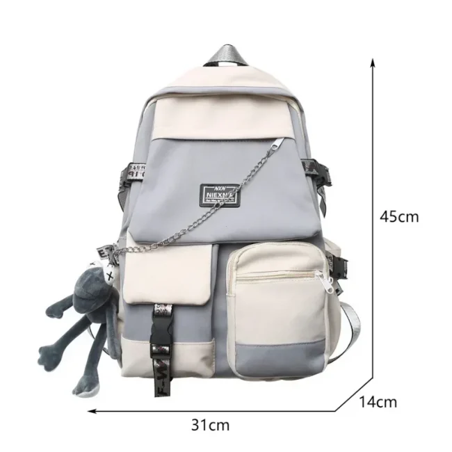 2025 Fashion Schoolbag Female Student Backpack Large Capacity Fashion Boy Backpack Computer Bag Femal School Backpack Travel Bag 6
