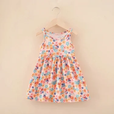 Cute Summer Children Clothing Girl Dresses Kids Dresses Clothes for Girls Party Princess Fashion Outfit Cartoon Beach Dress 1