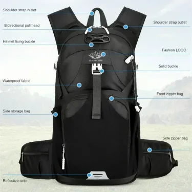 Outdoor Camping Waterproof Breathable Backpack Large Capacity Outdoor Climbing Bag Trekking Sport Bags Backpack 3