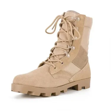 Men Military Tactical Desert Boots Breathable Outdoor Hiking Boots Desert Combat High-top Winter Men Lace Up Trekking Boots 1