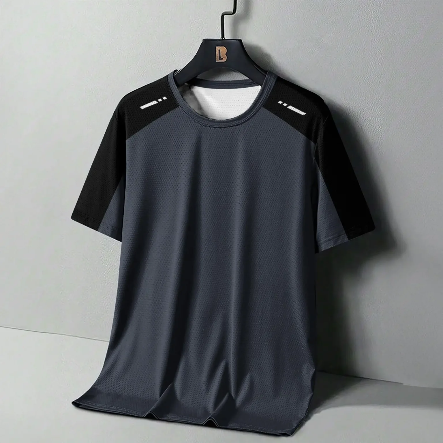 Summer Men's T Shirt Street Sport Fitness Clothing Casual Short Sleeve Print Quick-drying Clothing Outdoor Sportshirt T-Shirts 6