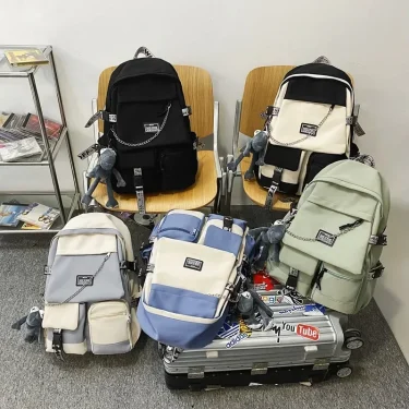2025 Fashion Schoolbag Female Student Backpack Large Capacity Fashion Boy Backpack Computer Bag Femal School Backpack Travel Bag 5