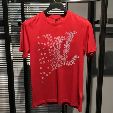 Rhinestone designer Novelty high quality T Shirt men casual cotton top Men's T-shirt Tee shirt 2025 5