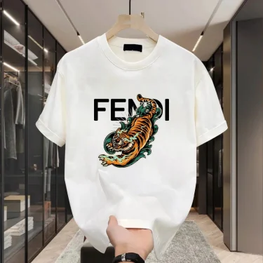 2025 Summer Newest Men's Casual Round Neck Short Sleeve T-shirt Mens Luxury Retro Y2k Cotton Tees High Quality T Shirts for Male 2
