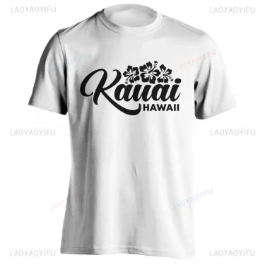 Men's Cotton Shirt OAHU HAWAII SURFING Distressed TShirt Unisex Surf Board Beach Tee Tops Summer Fashion Casual Short Sleeves 6