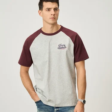 SIMWOOD 2025 Summer New 240gsm Cool Feeling Sorona Fabric T-shirts Men Oversize Raglan Sleeve Athletic Sports Gym Workout Tops 3