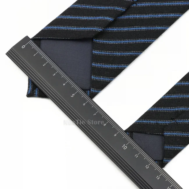Classic 6cm Solid Striped Cotton Skinny Necktie Khaki Grey Narrow Tie Business Suit Tuxedo Shirt Men Accessory Gift 2