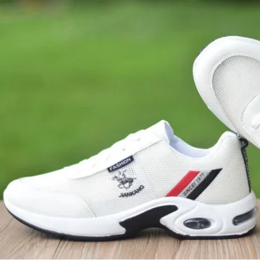 Fashion Men's Casual Sneakers Versatile Air Cushion running Men shoes Breathable Outdoor Sports Leather Shoes Non-Slip Male shoe 5