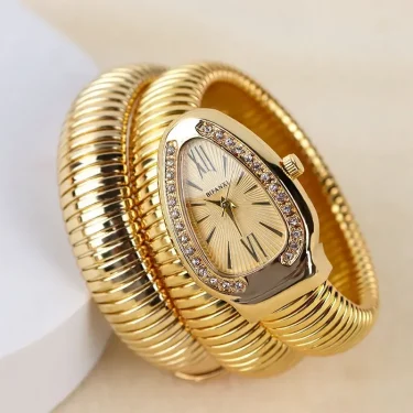 High-quality Luxury Women Quartz Watch Bracelet Stainless Steel Wristwatch Fashion Gold Ladies Watches Clock Relógio Feminino 1