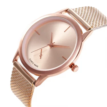 Pffee Silver Rose Gold Watches For Women Fashion Quartz Wrist Watch Ladies Elegant reloj mujer Gifts 2