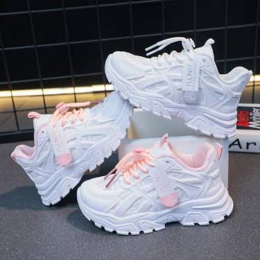 Girls Sneakers 2024 Children Casual Shoes Mesh Platform Designer Tennis Sneaker 6 To 12 Years Kids Sports Shoe for Girl 6