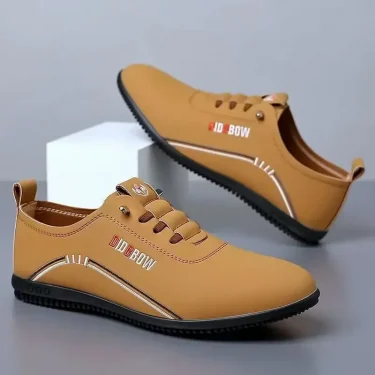Retro Leather Shoes for Men Summer 2025 New Outdoor Lightweight Men's Loafers British Peas Shoes Men's Moccasins Tenis Masculino 3