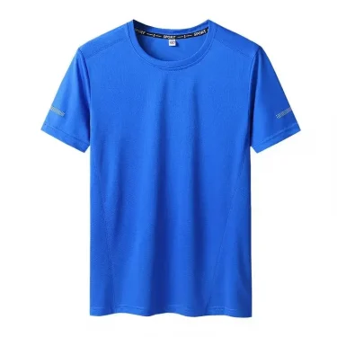 T-shirt Big Size for Men Quick Drying T-shirt for Men Round Neck Plus Size Short Sleeve 6