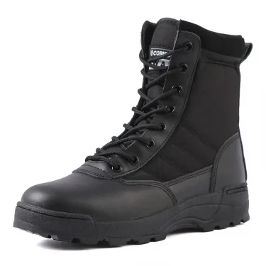 Men's desert boots comfortable warm black high top outdoor boots couple hiking boots new men's breathable work boots new 2