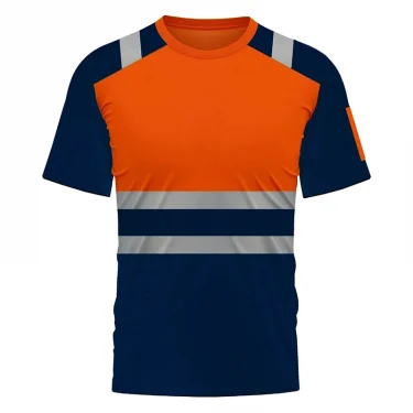 Striped Solid Plain T-shirt 3D Printing Fake Workwear T Shirt Men Round Neck Short Sleeves Sports Running Summer Cosplay Tee 2
