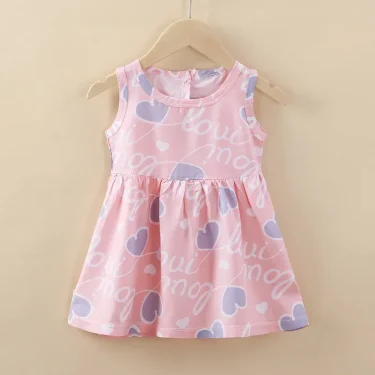 Cute Summer Children Clothing Girl Dresses Kids Dresses Clothes for Girls Party Princess Fashion Outfit Cartoon Beach Dress 4