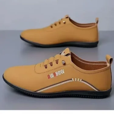 Retro Leather Shoes for Men Summer 2025 New Outdoor Lightweight Men's Loafers British Peas Shoes Men's Moccasins Tenis Masculino 4
